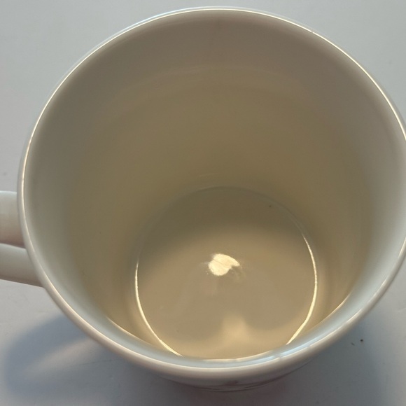 Christopher Vine Dog-Themed Ceramic Mug in White and Brown with Red Accent - Picture 3 of 4